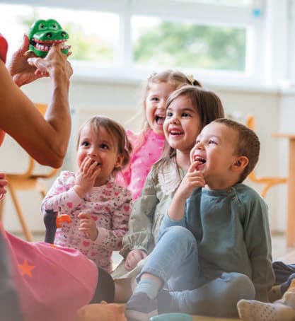 Children at preschool